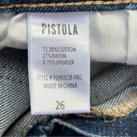 Pistola Women's Distressed Straight Jeans Size 26 - Picture 3 of 3